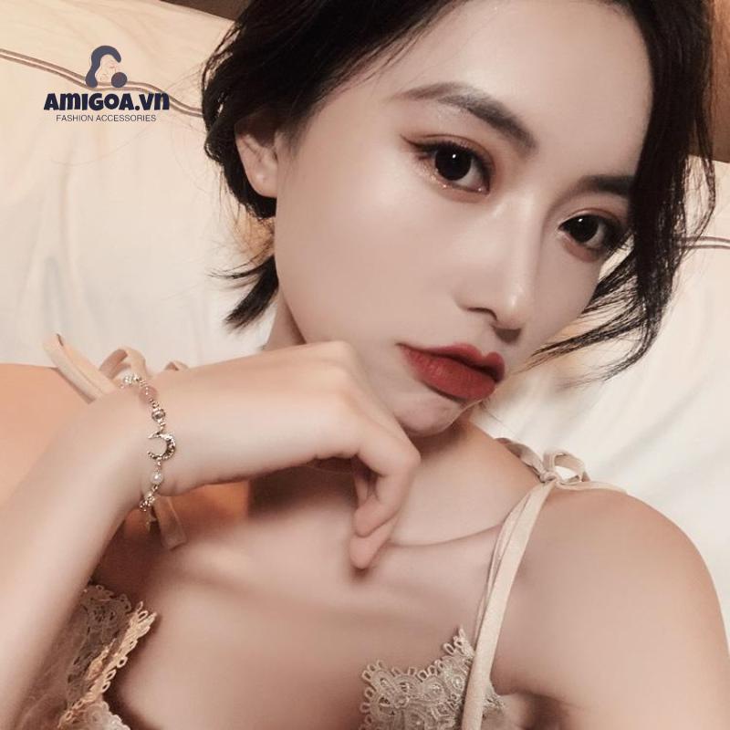 ✨✨ Vòng đeo tay mặt hình ngôi sao/mặt trăng dễ thương phong cách Hàn Quốc cho nữ