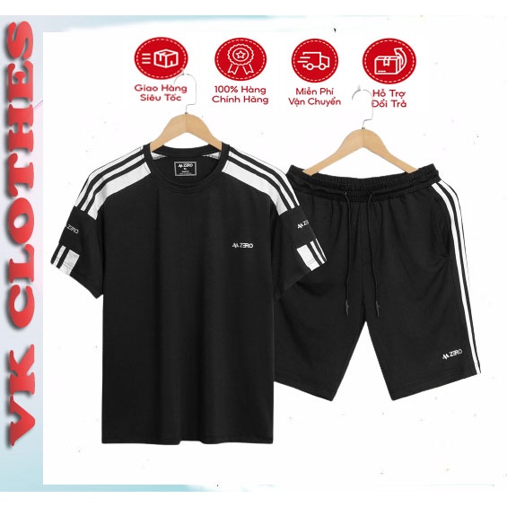 Bộ Quần Áo Thể Thao Mặc Nhà Nam ZERO Mùa Hè Phong Cách Cao Cấp _BN04