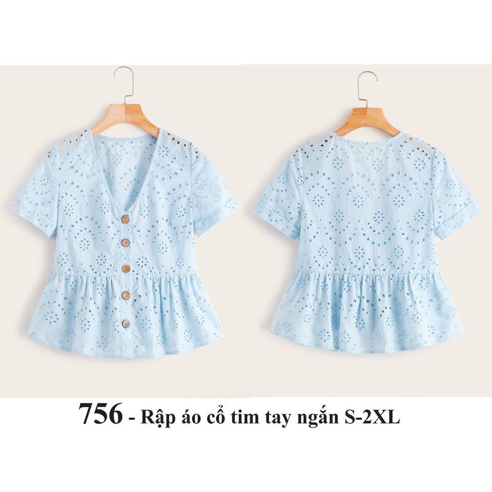 Rập giấy mẫu áo rời AR92 (Không phải quần áo)
