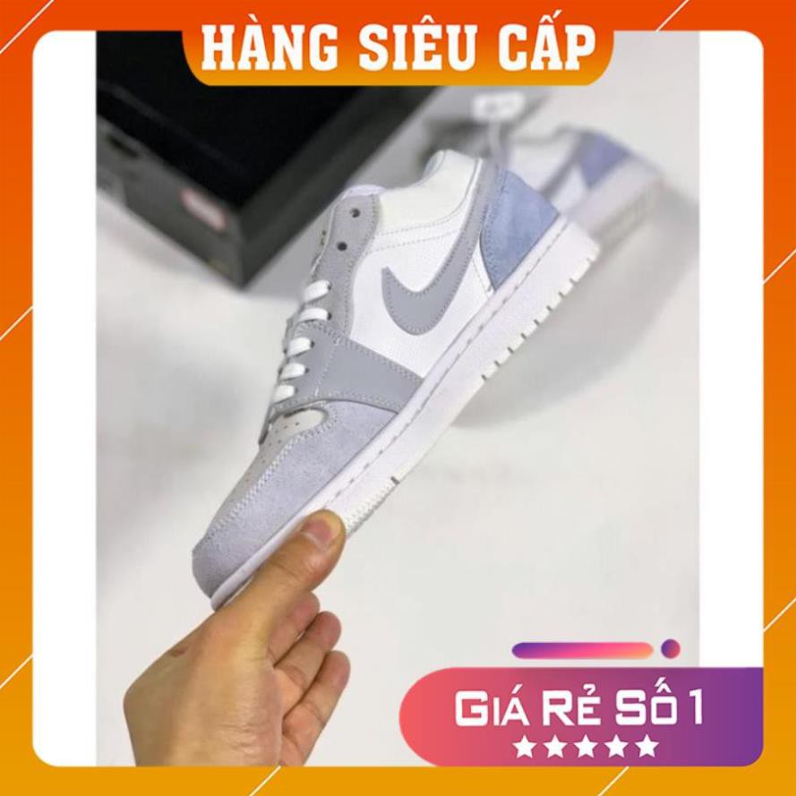 [FREESHIP-BẢO HÀNH 12 THÁNG] Giày thể thao AIR JORDAN 1 low Paris cổ thấp xám xanh cực đẹp CỰC ĐẸP