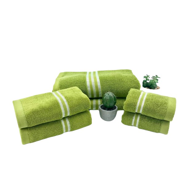 Set khăn tắm mặt LACT 70x140, 30x50 100% cotton siêu thấm hút cam kết giao đúng màu