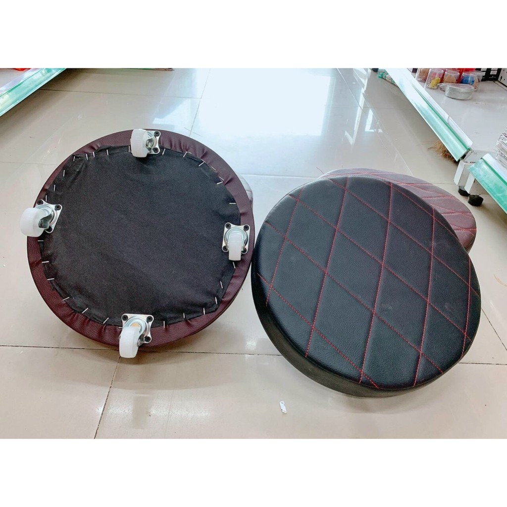 GHẾ BỆT XOAY TRÒN CÓ BÁNH XE