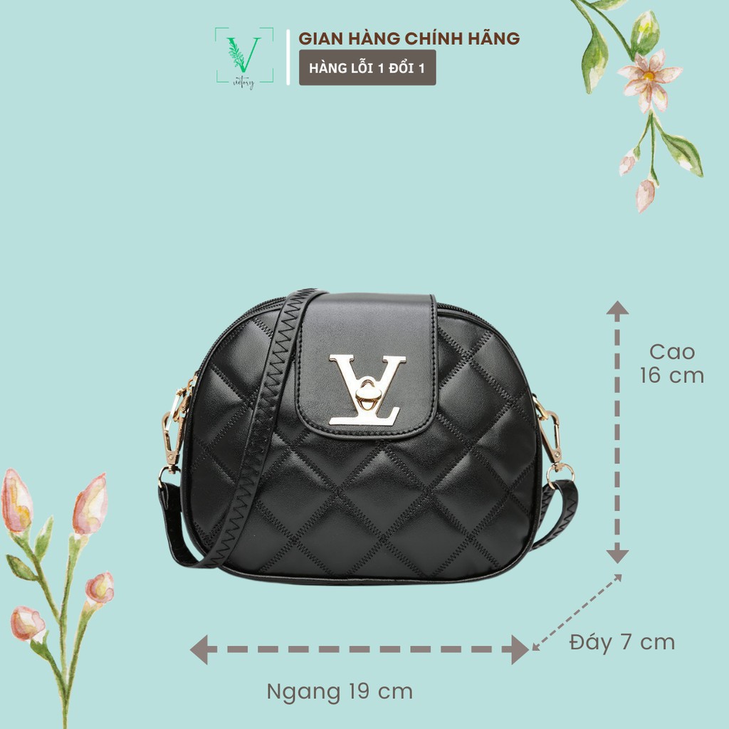 Túi Xách Nữ Mini Đeo Chéo Túi Đeo Chéo Nữ Thời Trang Korea 3 Ngăn Size 19 - SKU: 005 - VICTORY