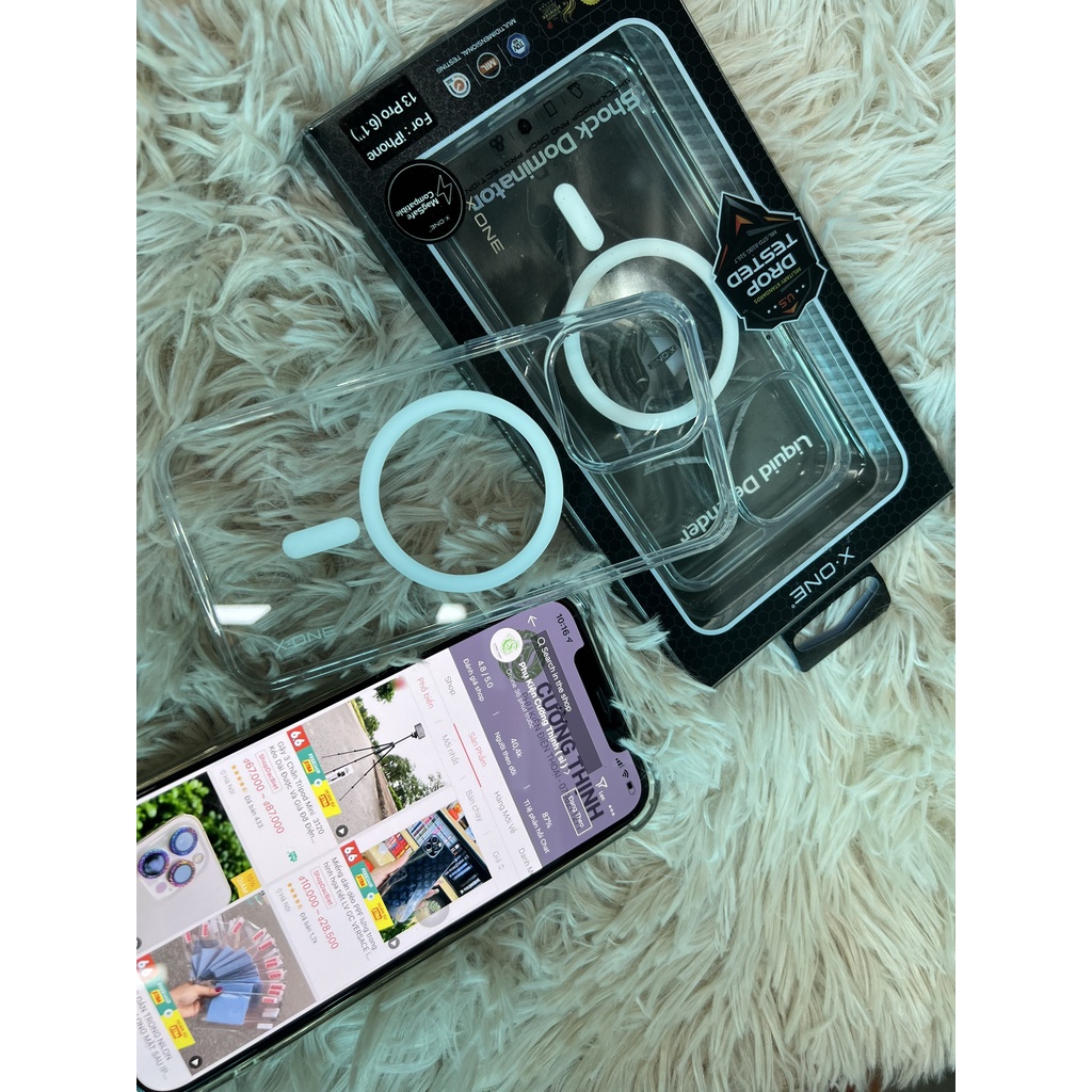 🌟CHÍNH HÃNG 🌟 Ốp X-ONE Iphone lưng Magsafe trong hỗ trợ sạc không dây lưng cứng chống ố viền dẻo 12 13 14 PLUS PRO MAX