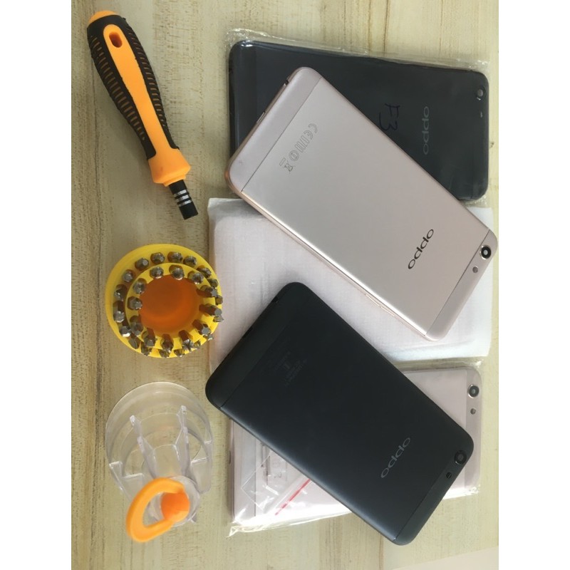 COMBO BỘ VỎ SƯỜN + MÀN HÌNH OPPO F3 TẶNG KÈM BỘ VÍT