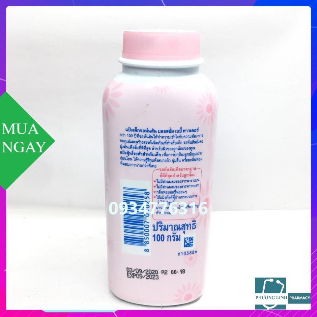 Phấn Rôm Hồng Johnson Baby 100g