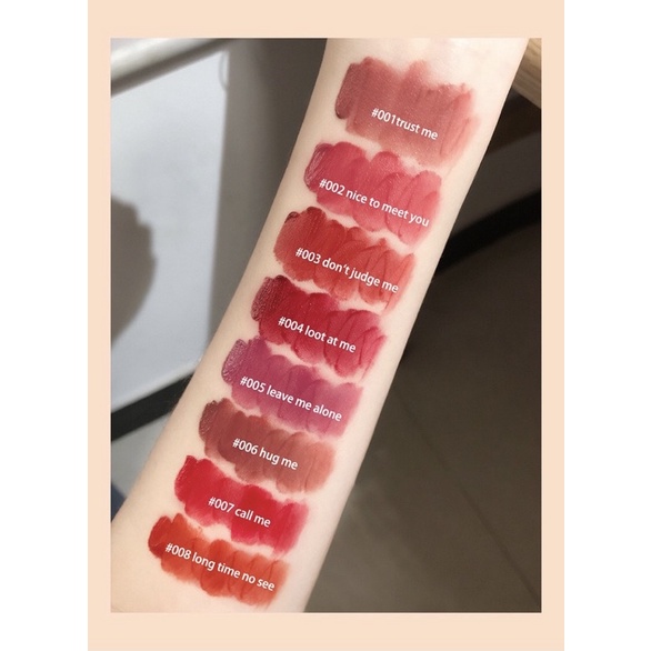 Thỏi Son Kem Lì Son Danh Thiếp Sang Trọng LIPGLAZE HUAXIXI | BigBuy360 - bigbuy360.vn