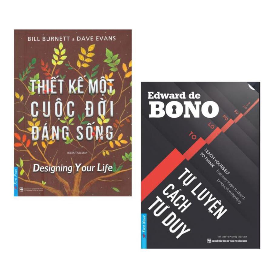 Sách First News - Combo Thiết Kế Một Cuộc Đời Đáng Sống + Tự Luyện Cách Tư Duy