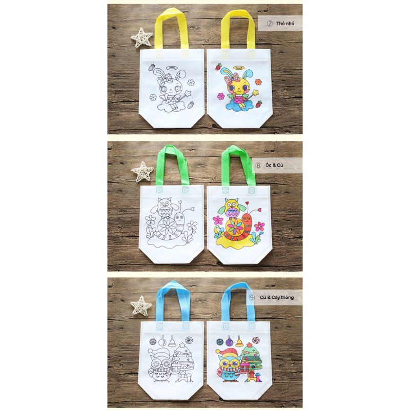 Freeship]Túi tô màu quà tặng cho bé