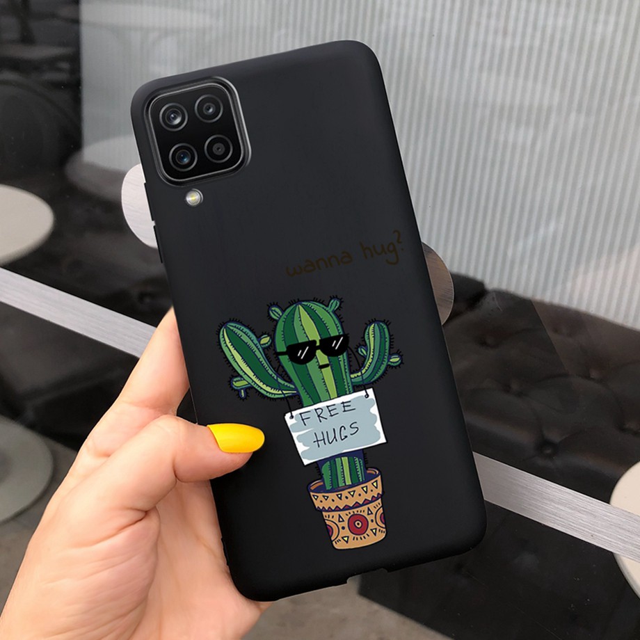 Ốp điện thoại tpu dẻo màu trơn cho samsung galaxy a12 sm-a125f samsung m12 a12