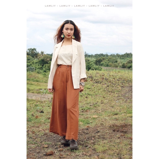 LAMLIY - Quần suông linen