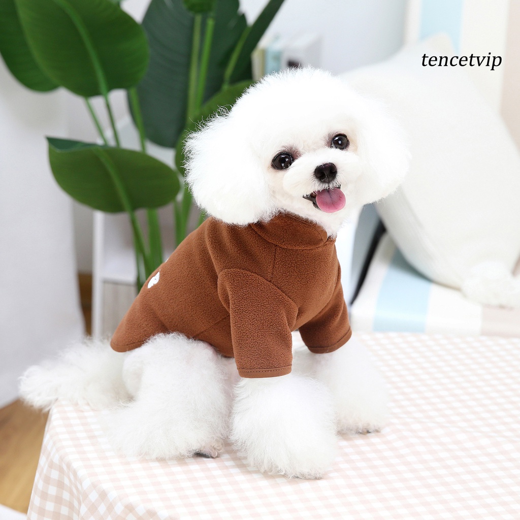 Áo nỉ giữ ấm họa tiết gấu hoạt hình dễ thương dành cho thú cưng