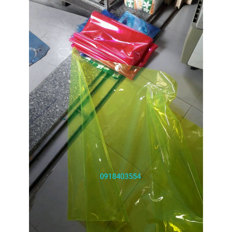 Màn PVC Màu Trong Suốt