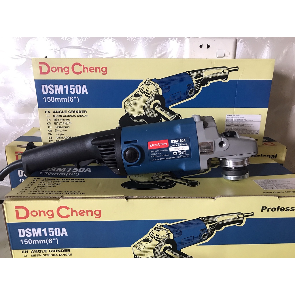 [CHÍNH HÃNG,150MM] Máy mài góc| Máy cắt cầm tay lớn DONGCHENG DSM150A - Cam kết lõi đồng 100%