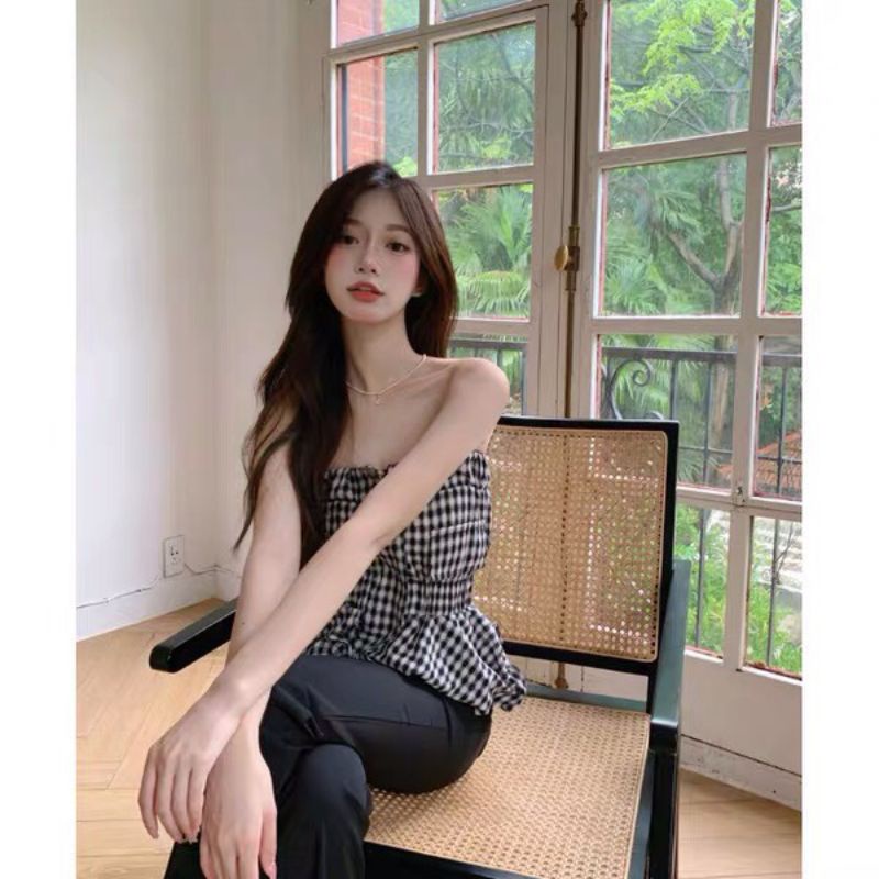 ❤️ÁO ỐNG CARO XINH QUÁ XINH Ạ❤️AO1