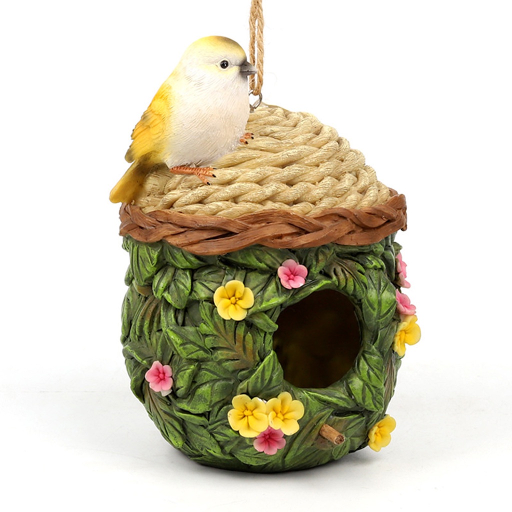 Mô hình ngôi nhà chim treo tường trang trí mới