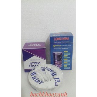 Combo Bộ sứ lọc,than đá trụ 5 Tầng, Đá khoáng