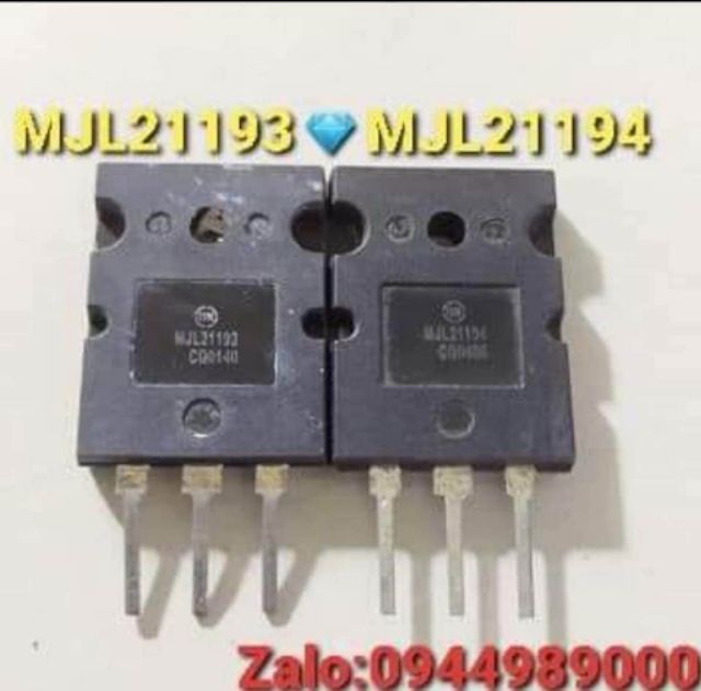 Cặp MJL21193 💎 MJL21194 Tháo máy