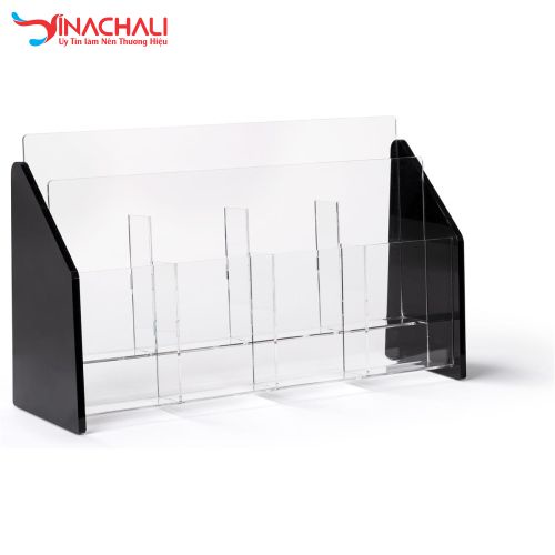 Kệ Mica Đựng Tờ Rơi, Tài Liệu, Brochure 2 Tầng 8 Ngăn