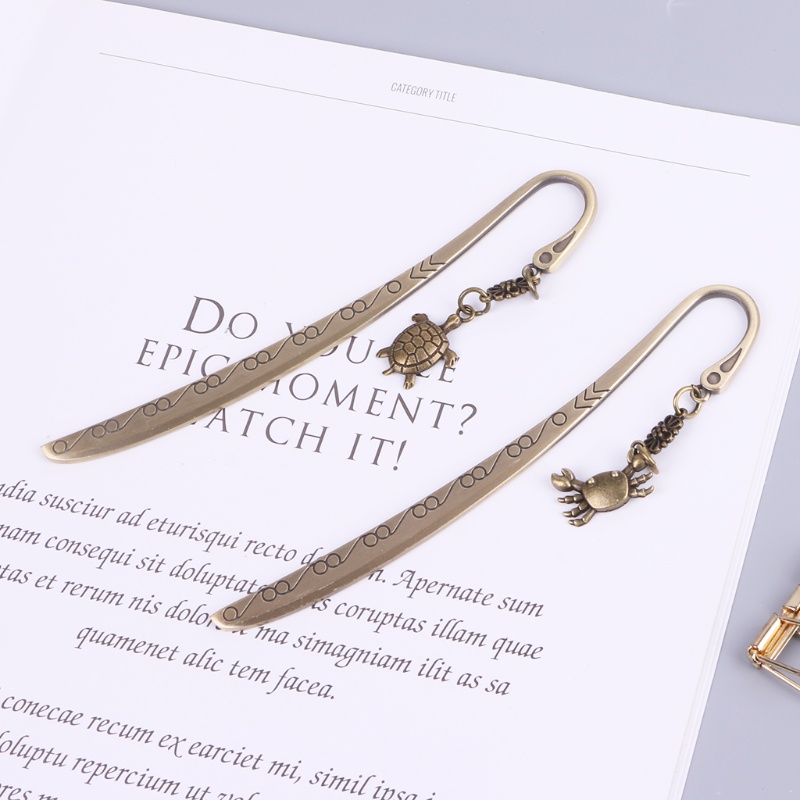 Wmmb Đánh Dấu Trang Sách Bằng Kim Loại Thiết Kế Hình Động Vật Dễ Thương Sáng Tạo Cho Học