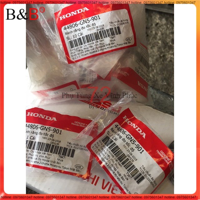 bánh răng đo tốc độ chính hãng HOnda 44806-gn5-901 - giảm sốc 5%/sp