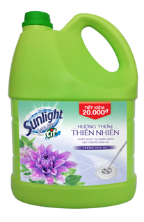 Nước lau sàn Sunlight Hương Hoa Hạ chai 3.8kg (MSP 67125178)