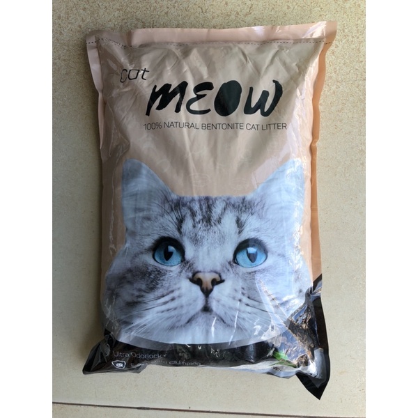 Cát vệ sinh khử mùi cho mèo Cat Meow 8l - cát vệ sinh thấm hút giá rẻ dành cho mèo - Kitty Pet Shop