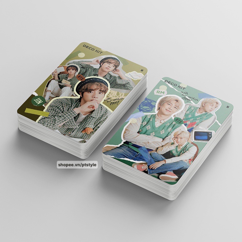 Set 55 ảnh BTS Lomo BTS Deco Kit 2022 hàng chất lượng