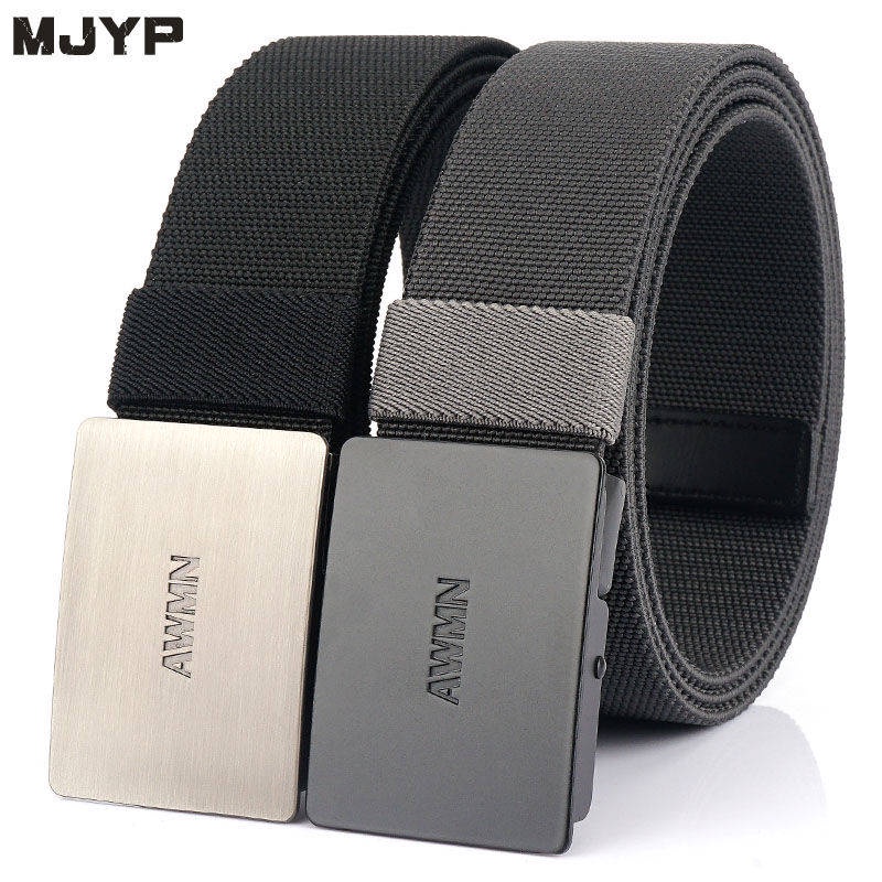 Dây Thắt Lưng Vải canvas Co Giãn Phong Cách Hàn Quốc Trẻ Trung Dành Cho Nam