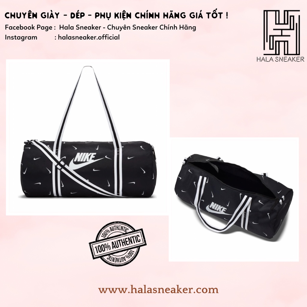 Túi Trống Chính Hãng Nike CV1077 010 - Túi Du Lịch -Authentic - Hala Sneaker