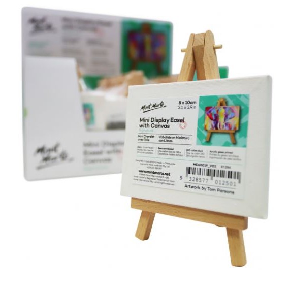 Khung vải Mini Canvas kèm giá vẽ, Mont marte