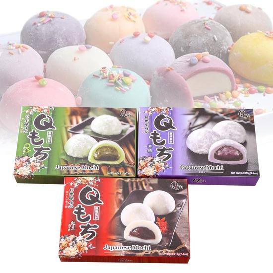 Bánh Mochi Qidea vị trà xanh hộp 210g -4711931030849