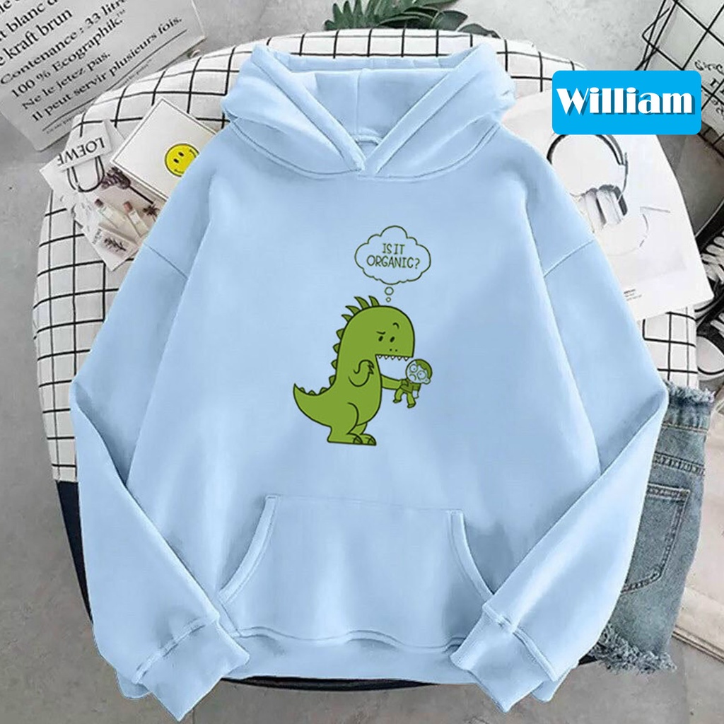 [HCM]Áo hoodie nam nữ nỉ ngoại in hình Khủng Long chất nỉ dày dặn nón 2 lớp hợp làm áo cặp William - DS103