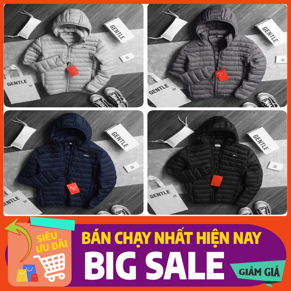 Áo Phao Nam Lining Siêu Nhẹ xuất dư ( sẵn hàng + có quà tặng )