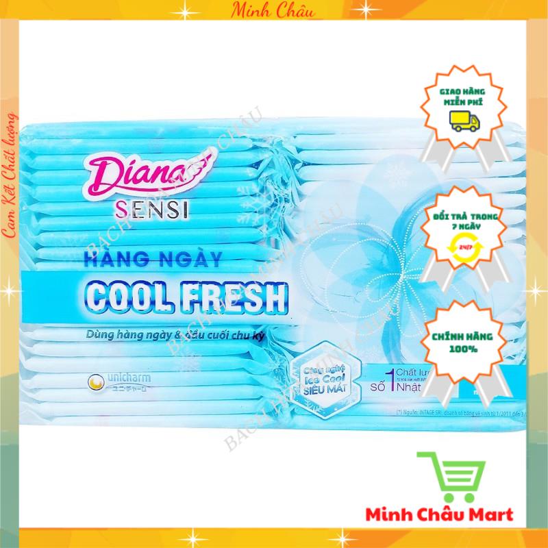 Băng Vệ Sinh Hàng Ngày Diana Sensi Cool Fresh 20 Miếng- 40 miếng