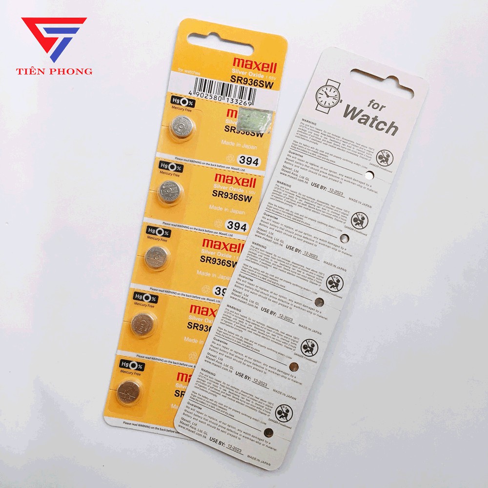 Pin Đồng Hồ SR936SW 394 936 Maxell hàng chính hãng - 1 VIÊN