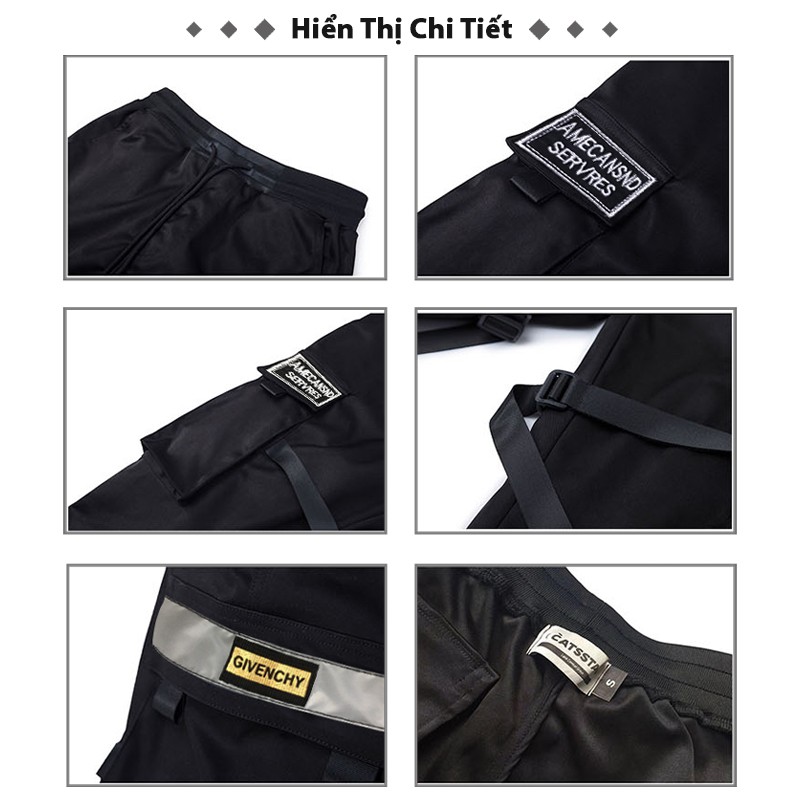 Quần thể thao nam nữ jogger 💖FREESHIP💖 mã TT42 kaki Black thô túi hộp Cao Cấp kiểu bó ống Hàn Quốc chất vải đẹp ống dài | BigBuy360 - bigbuy360.vn