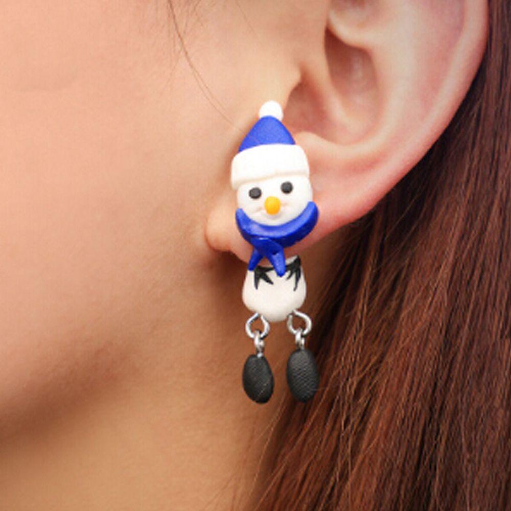 Bông Tai Handmade Bằng Đất Sét Polymer Thời Trang Giáng Sinh