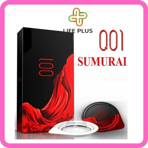 Bao Cao Su OLO siêu mỏng 001 mm Cao Cấp Samurai Công nghệ Nhật Bản ôm sát, size 49mm, Hộp 10 bcs - Life Plus Store