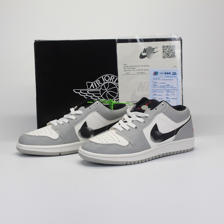 [ HÀNG 11 - Bản Trung ] Giày Jordan 1 Low Smoke Grey, Giày thể thao JD1 Xám thấp nam nữ. NEZO SHOP | BigBuy360 - bigbuy360.vn