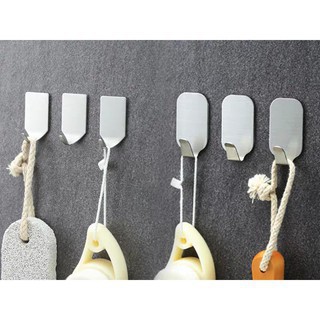 Móc INOX 304 Dán Tường, Móc Treo Nhà Tắm Nhà Bếp, Sử Dụng Keo Dán Chịu Lực Siêu Dính