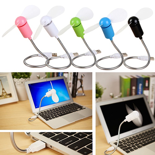 PO-Hoạt Di Động Cho Laptop / PC / Máy Tính Để Bàn Quạt Làm Mát USB Mini Linh