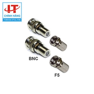 Bộ Jack BNC và F5 dùng để kết nối camera gồm 2 Đầu BNC và 2 Đầu F5