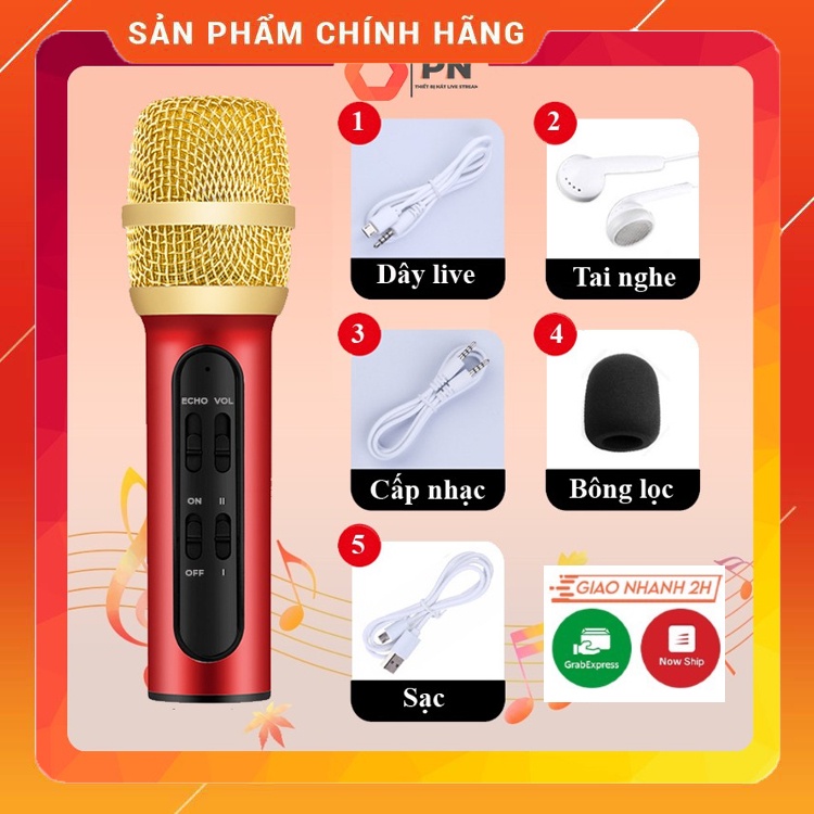 Micro Thu Âm C11 Hàng Loại 1. Chuyên Livestream, Thu Âm, Karaoke Giải Trí, Tặng Kèm Tai Nghe. Bảo Hành 12 Tháng