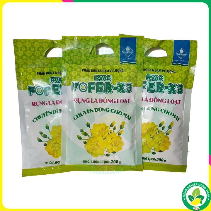 Phân Bón Lá Đạm VL RVAC FOFER-X3 RỤNG LÁ ĐỒNG LOẠT – CHUYÊN DÙNG CHO MAI