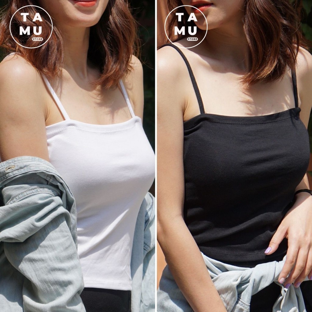 [Mã TAMUM3T1 mua 3 tặng 1] 🔥  Áo 2 dây croptop ôm body. | BigBuy360 - bigbuy360.vn