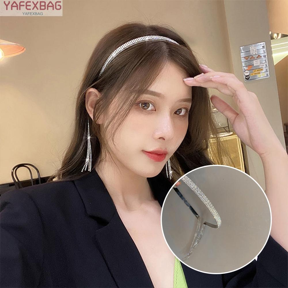 Hairband Elegance Fashion Hairband Hair Hoop Rhinestone Tassel Headband