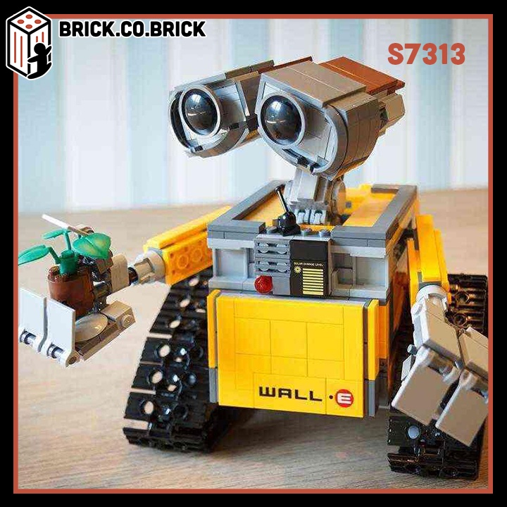 Mô hình Lắp ráp Walle Nhân vật Hoạt hình Pixar Wall Disney Robot Người Máy Xe WALL-E S7313