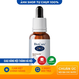 Kẽm nước BioCare Nutrisorb ZinC, 30ml cho trẻ 1 tháng tuổi - Anh
