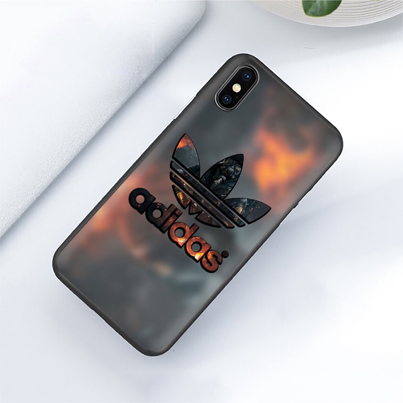 Ốp điện thoại in logo Adidas cho iPhone 11 Pro XS Max XR X 8 7 6S 6 Plus 5S 5 SE 2020